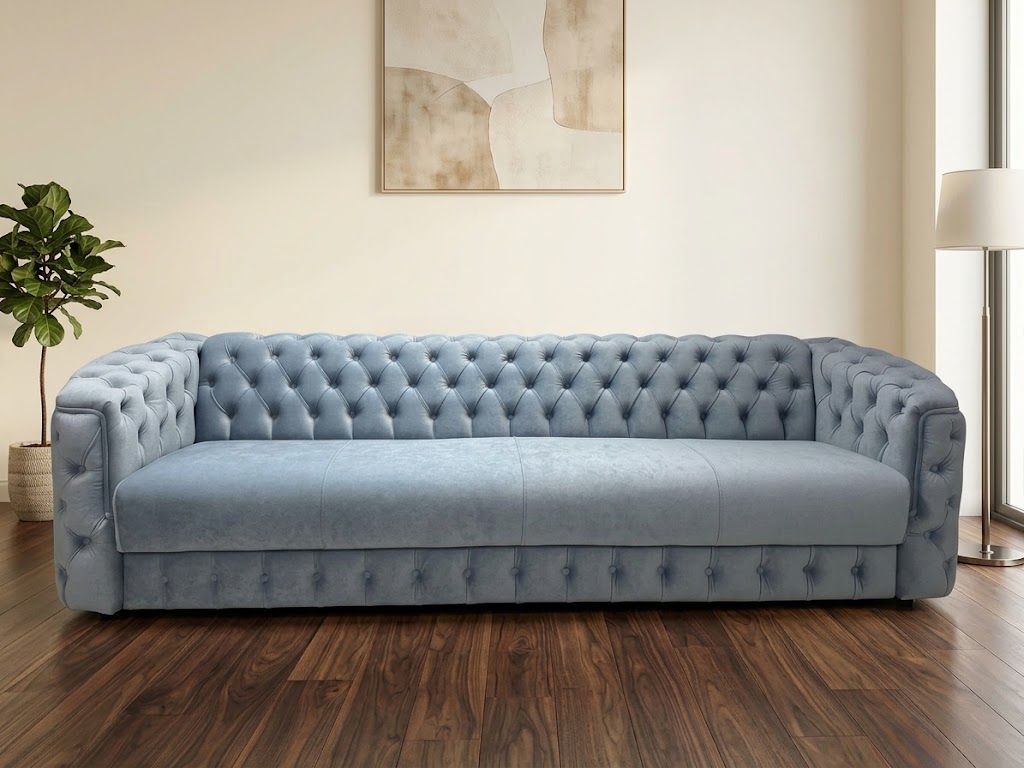 Canapea Chesterfield Bleu – Canapea Chesterfield bleu